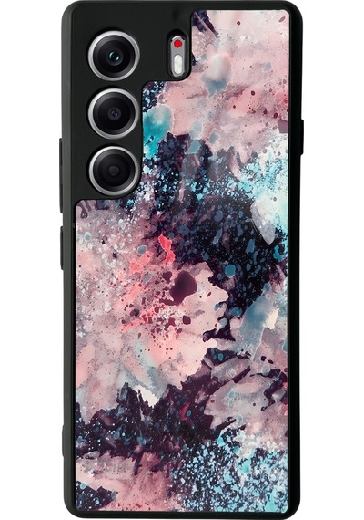 Tecno Camon 40 Pro Renk Patlaması Tasarımlı Glossy Telefon Uyumlu Kılıfı Çok Renkli
