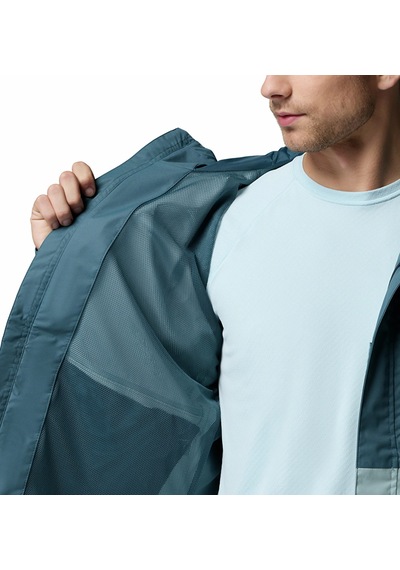 Columbia Hikebound Iı Jacket Erkek Outdoor Yağmurluk Wm2619 Mavi