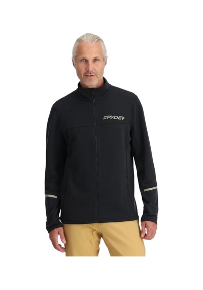 Spyder Spyder Speed 1/2 Zip Erkek Fleece 5337 Siyah