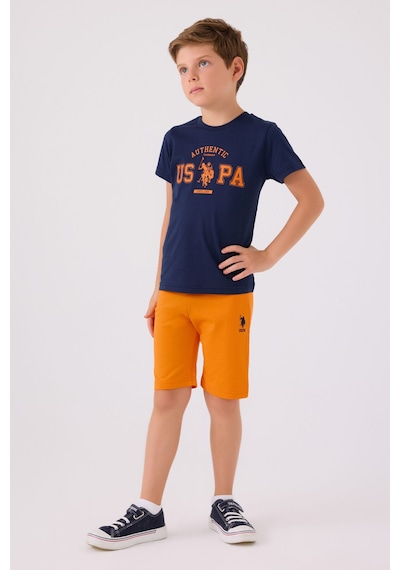 U.S. Polo Assn.  Erkek Çocuk Lacivert Bermuda Takım Lacivert