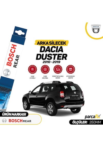 Dacia Duster Bosch Rear H353 Arka Silecek 2010-2019