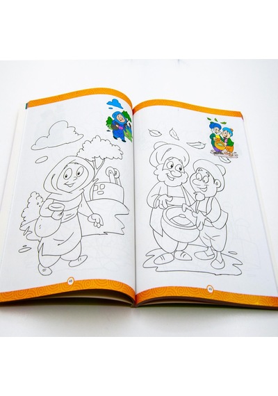 Nasreddin Hoca. Büyük Boy Rekli Boyama Kitabı