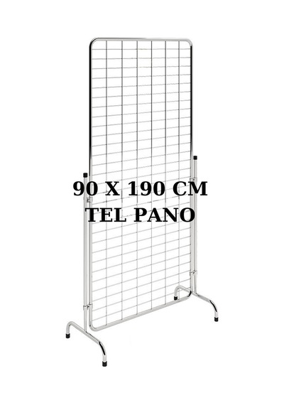 Manken İstanbul Tel Pano Standı + Kanca Krom 80 Adet﻿﻿