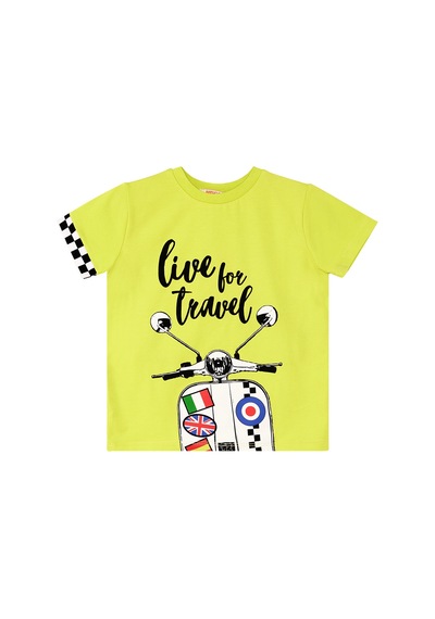 Motosiklet Turu Erkek Çocuk Yazlık T-Shirt Şort Takım