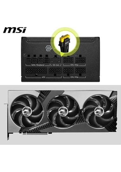 Msı Mag A850gls Pcıe5 Siyah 850w 80+ Full Modüler Power