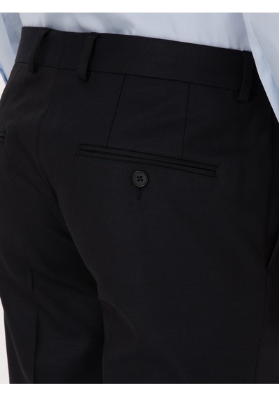 Cacharel Lacivert Slim Fit Klasik Pantolon