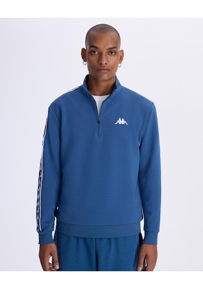 Kappa Authentic 222 Banda Pulliogt Erkek Petrol Mavisi Regular Sweatshirt