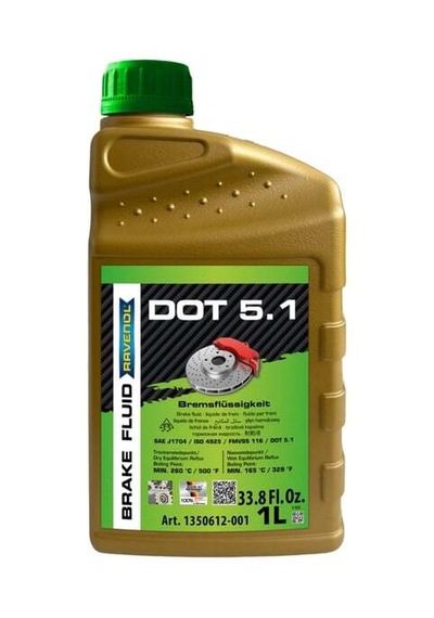 Ravenol Dot 5.1 Fren Hidrolik Yağı 1 Litre 1350612-001