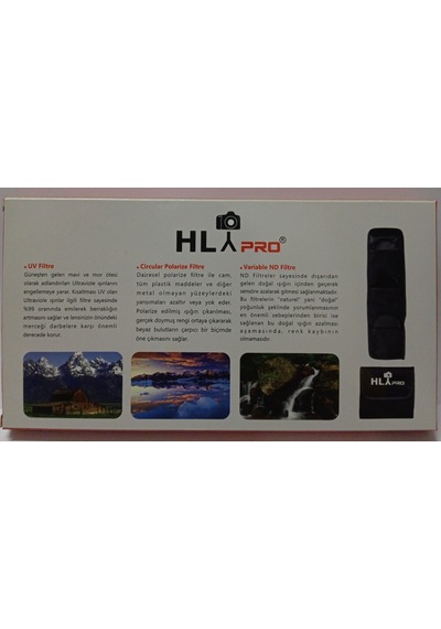 Hlypro 58 MM 3'lü DSLR Filtre Seti