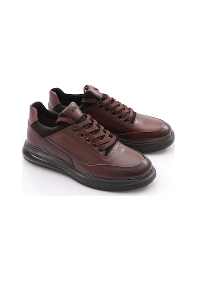 Dgn 20138 Erkek Bağcikli Sneaker Ayakkabi 20138-17-R146313 Kahverengi