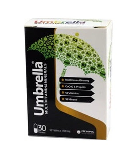 Umbrella Ginseng & Propolis & Koenzim Q10 & 13 Vitamin & 16 Miner Diğer