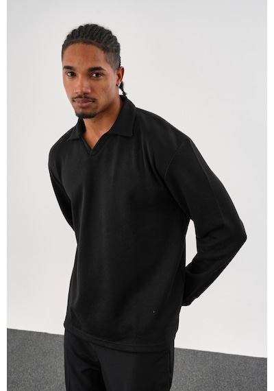 Redline Ease Oversize Sweatshirt Siyah Sİyah