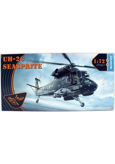 1/72 Kaman Uh-2c Seasprite Askeri Helikopter Maketi, Clear Prop Models 72017