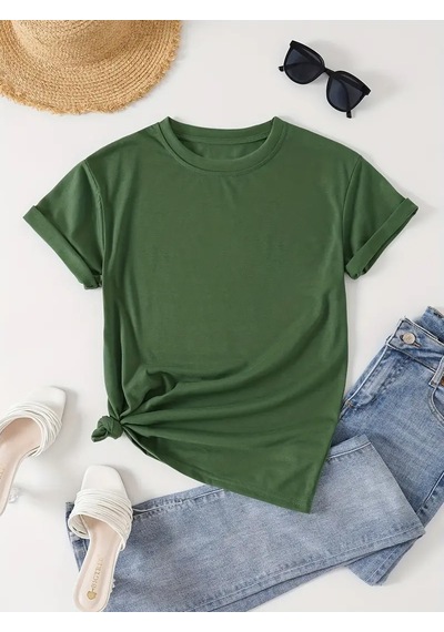 Good Loves You Baskılı Unisex Oversize Tshirt Yeşil