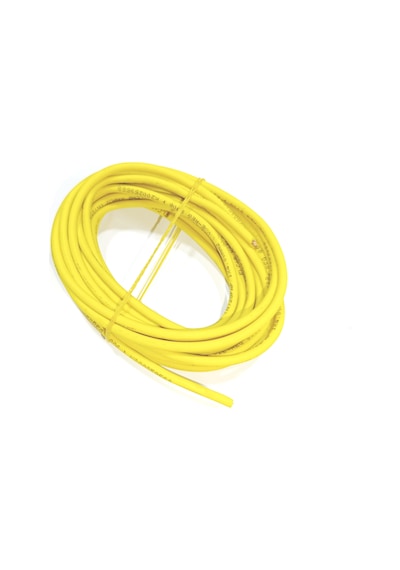 4mm 5metre Yanmaz Silikon Kablo Sarı Renk 1 Adet