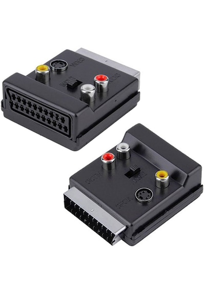 Scart Erkek Di Şi - Rca - S-vi Deo Anahtarli Çi Ft Yönlü Av