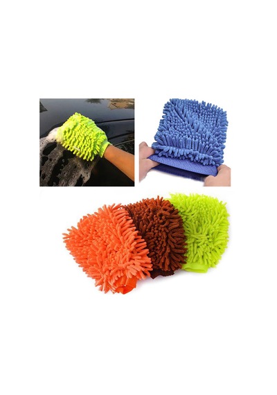 1 Adet Chenille Mitt Mikrofiber Oto Yıkama Temizleme Eldiveni
