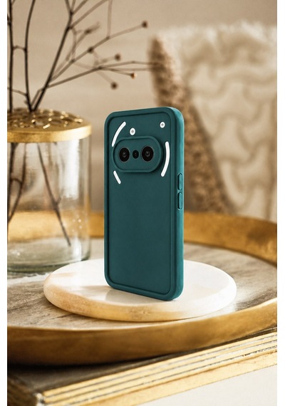 Nothing Phone 3a Uyumlu Kamera Çıkıntılı Mat Silikon Telefon Kılıfı