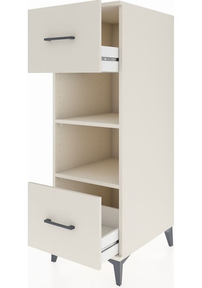 Kronos Dolap 2 Raflı 2 Çekmeceli 44x59x134 Aytaşı-aytaşı Aytaşı