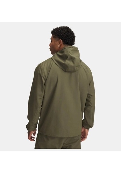 Under Armour Ua Rival Erkek Rüzgarlık Ceket 1390149-390 Yeşil