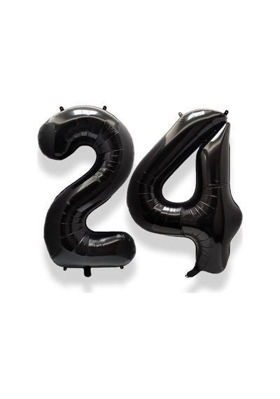 Beysüs Siyah 24 Rakam Folyo Balon Siyah