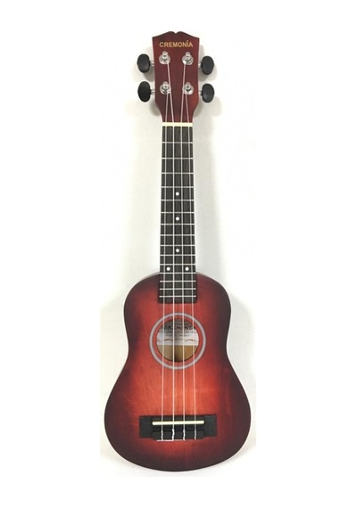 Cremonia Au-H01A-21Rd Soprano Ukulele Mat Kırmızı