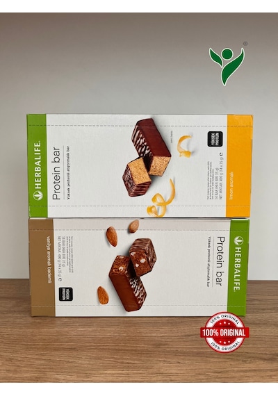 Herbalife Protein Bar Limon Aromalı Ve Protein Bar Vanilya Aromalı Bademli 2'li Set