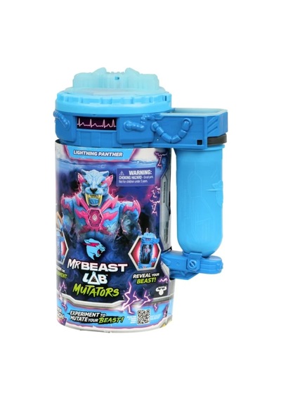 Mrbeast Lab Lightning Panther Mutators Deney Seti 14 Cm Figür 20 Hareket Noktası Aksiyon Oyuncak Set