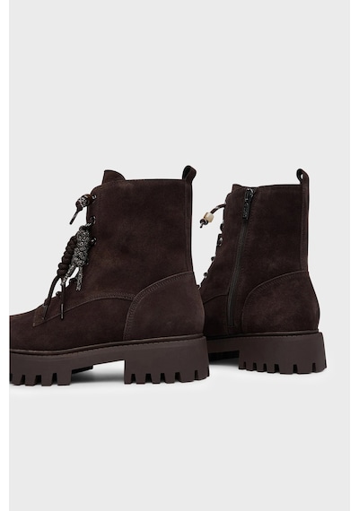 Guess Fizzle Süet Deri Bot Flffızsue10 Kadın Bot Flffız Sue10 Brown Kahve-krem