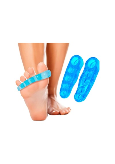 Ayak 5 Parmak Ayırıcı Şekil Düzeltici Aparat Deluxe Pampered Toes Silikon 5 Parmak Ayraç