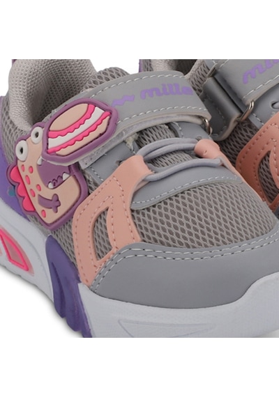 Mille PAOLINO IN Mille PANAMA IN Çocuk  Açık Gri / Mor Sneaker