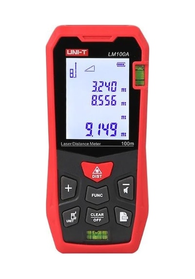Unit Lm 100a 100 Mt Lazer Mesafe Metre Ölçer Ölçüm Aleti