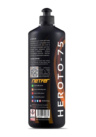 Netfer Heroto-75 Kılcal Çizik  İnce Pasta - 1 L