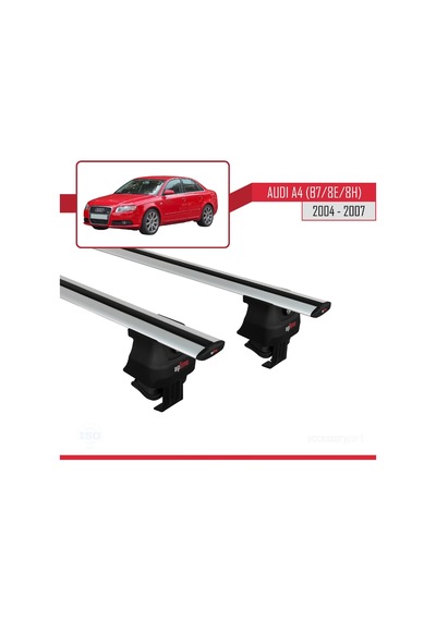Audi A4 B7/8e/8h 2004-2007 Arası İle Uyumlu Ace-4 Ara Atkı Tavan Barı Gri