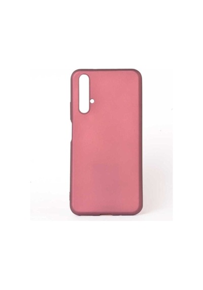 Huawei Honor 20 Kılıf Zore Premier Silikon Kapak Mürdüm