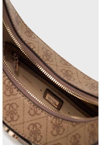 Guess Lindsey Logolu Çıkarılabilir Askılı Çanta Hwsg9749010 Bayan Çanta Hwsg97 49010 Ltl Kahve