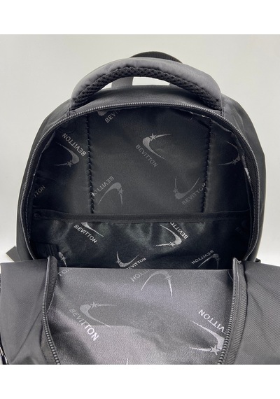 Su İtici Kumaş Unisex Siyah Okul Çantası 34200