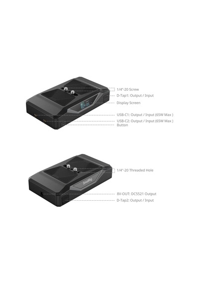 Smallrig 4826 Cb75 Kamera Taban Bataryası