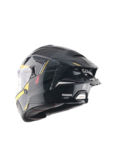 Axor Brutale Kryptıc Full Face Kapalı Kask Parlak Sarı - Siyah