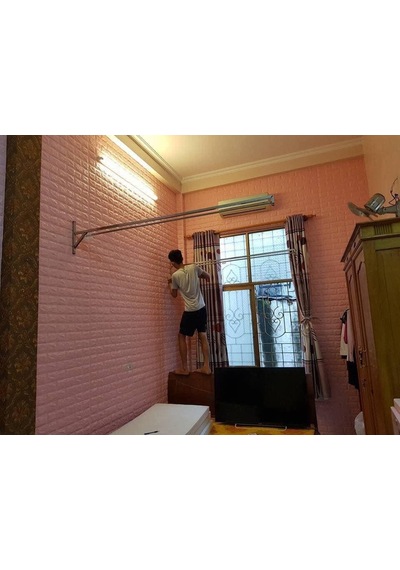 Pembe Yapışkanlı Duvar Kağıdı 3D Dekoratif Duvar Paneli Nw03