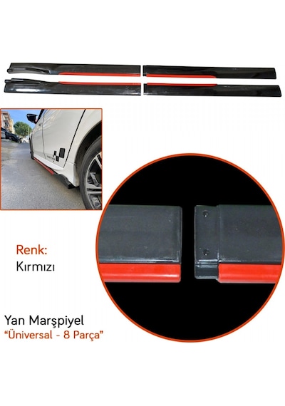 Nyf Yan Marşpiyel Üniversal 8 Parça Kırmızı