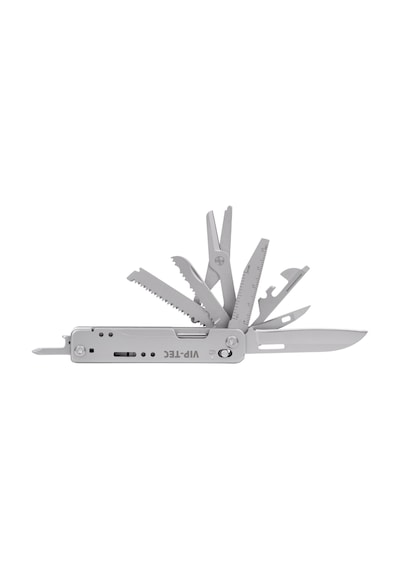 Vip-tec Vt875194 13 Parça Multifonksiyonel Kamp Çakı/multitool Gri