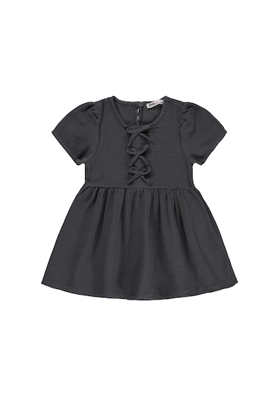 Civil Girls Fiyonklu 2 -5 Yaş Elbise  - Gri 26395356126S1