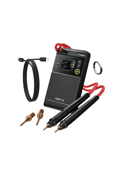 Fnırsı Swm-10 Taşınabilir 5000mah Pil Punta Kaynak Makinesi 2in1 Akıllı Renkli Ekran
