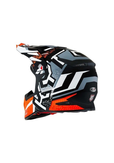 Kyt Skyhawk Kask Hyperflow Matt Grey / Orange Çok Renkli