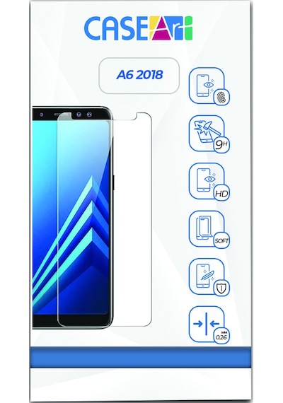 Samsung A6 2018 ile Uyumlu Temperli Kırılmaz Cam Ekran Koruyucu