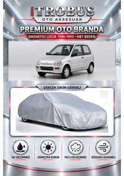 Daihatsu Leeza 1986-1993 Uyumlu Premium Araba Brandası Oto Branda Hb1 Beden