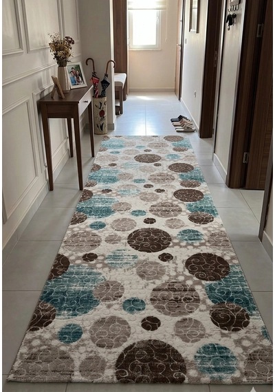 Merinos Akrilik Halı 100x150 Yolluk Halı Renkli