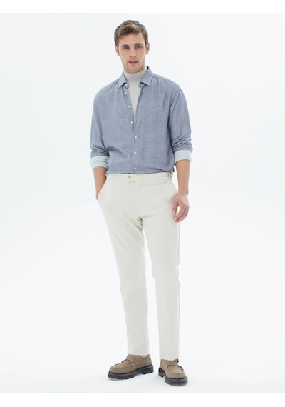 Kip Bej Dokuma Casual Pantolon 406807 Bej