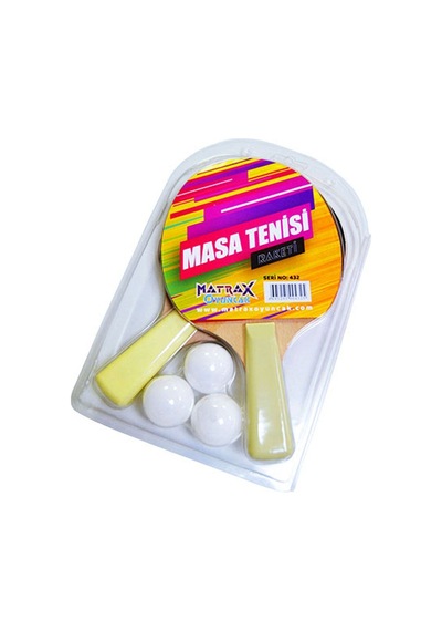 432 Masa Tenis Raketi Renkli